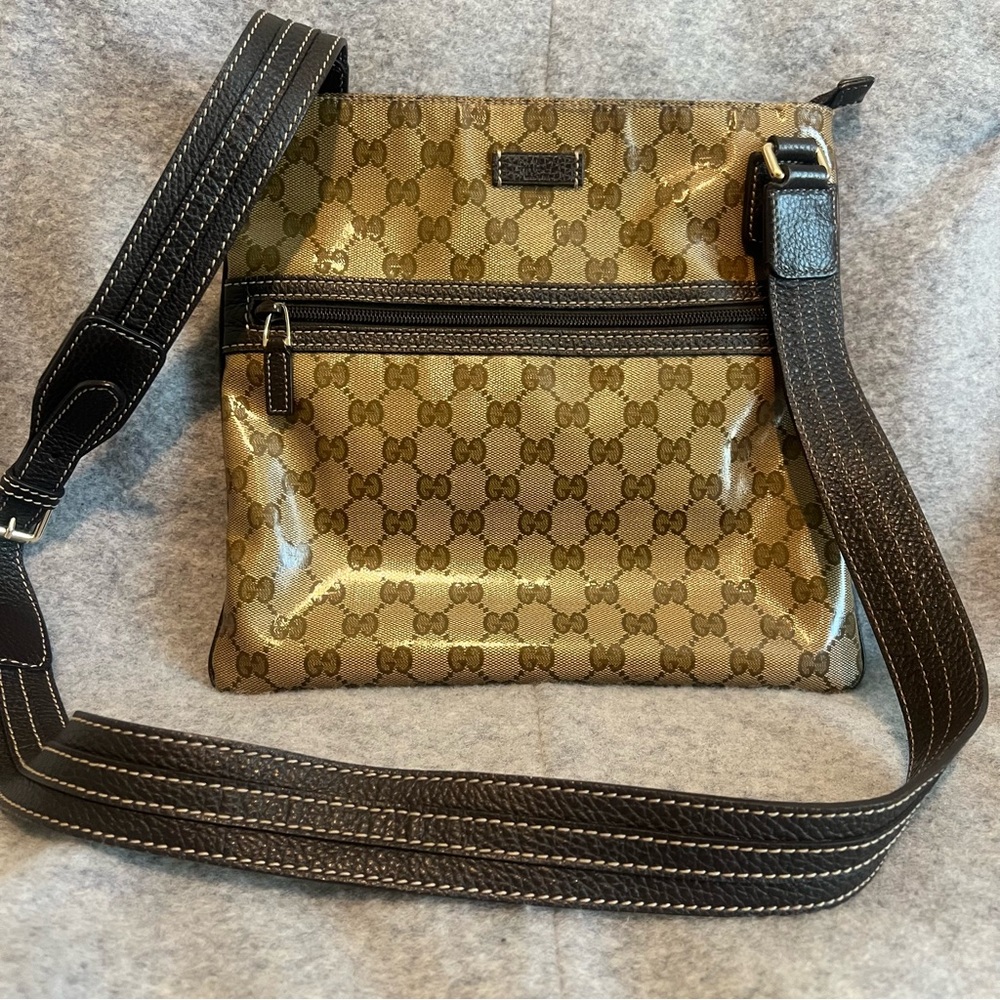Gucci GG Coated Messenger / Body Bag